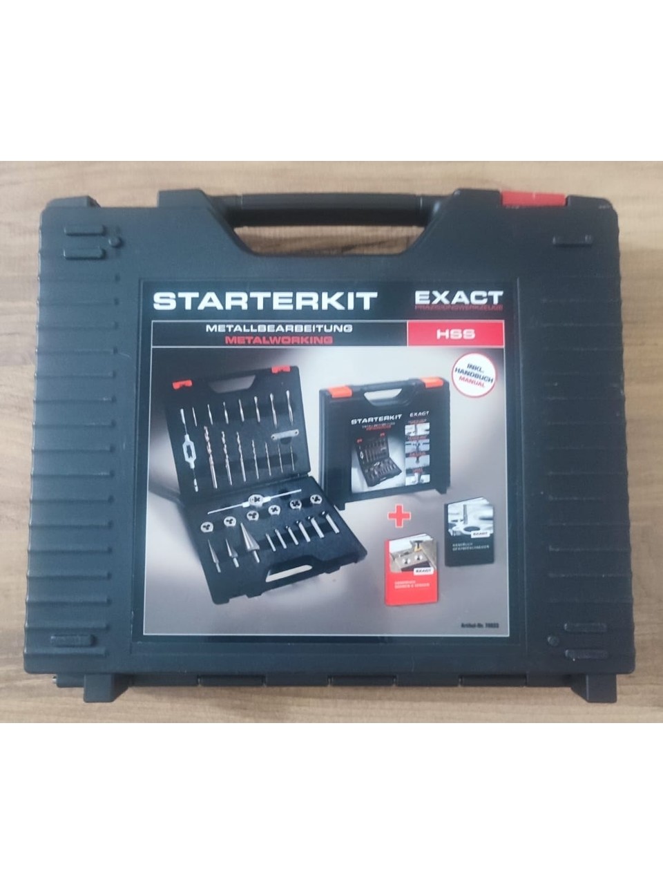 Exact Star-Kit Seti Havşa+Klavuz+Matkap+Delik Genişletici+Pafta+Klavuz Kolu+Pafta Kolu 33 Parça Set görsel 3