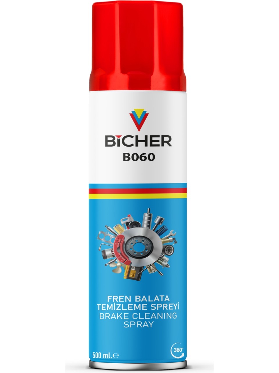 Bicher Balata Temizleyici Sprey 500 ml görsel 1